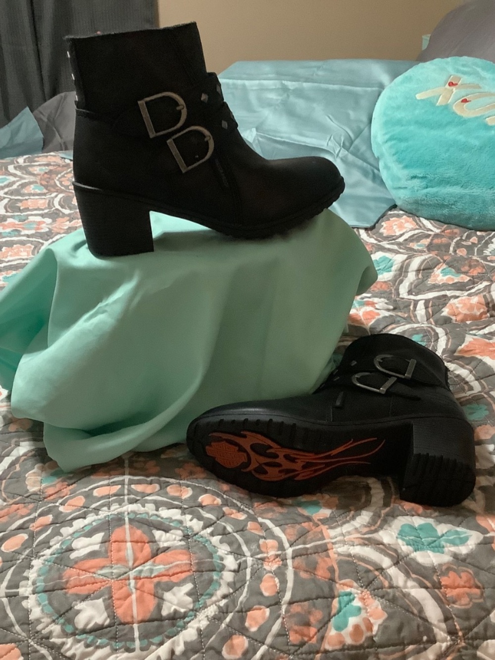 Harley Davidson Women’s Abney Waterproof Boots, style D87161, size 9 - Picture 5 of 5